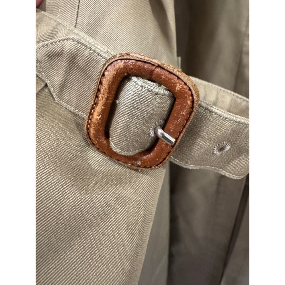 Vintage Burberrys Trench Coat Nova Check Detachable Wool Collar 80s 90s - Read - Picture 7 of 8